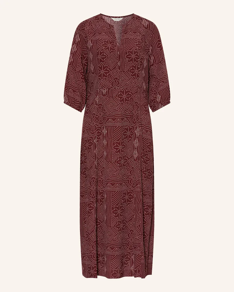 Part Two Kleid TITTA mit 3/4-Arm Dunkelrot