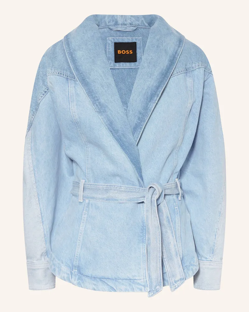 HUGO BOSS Jeansjacke C_DNM Hellblau