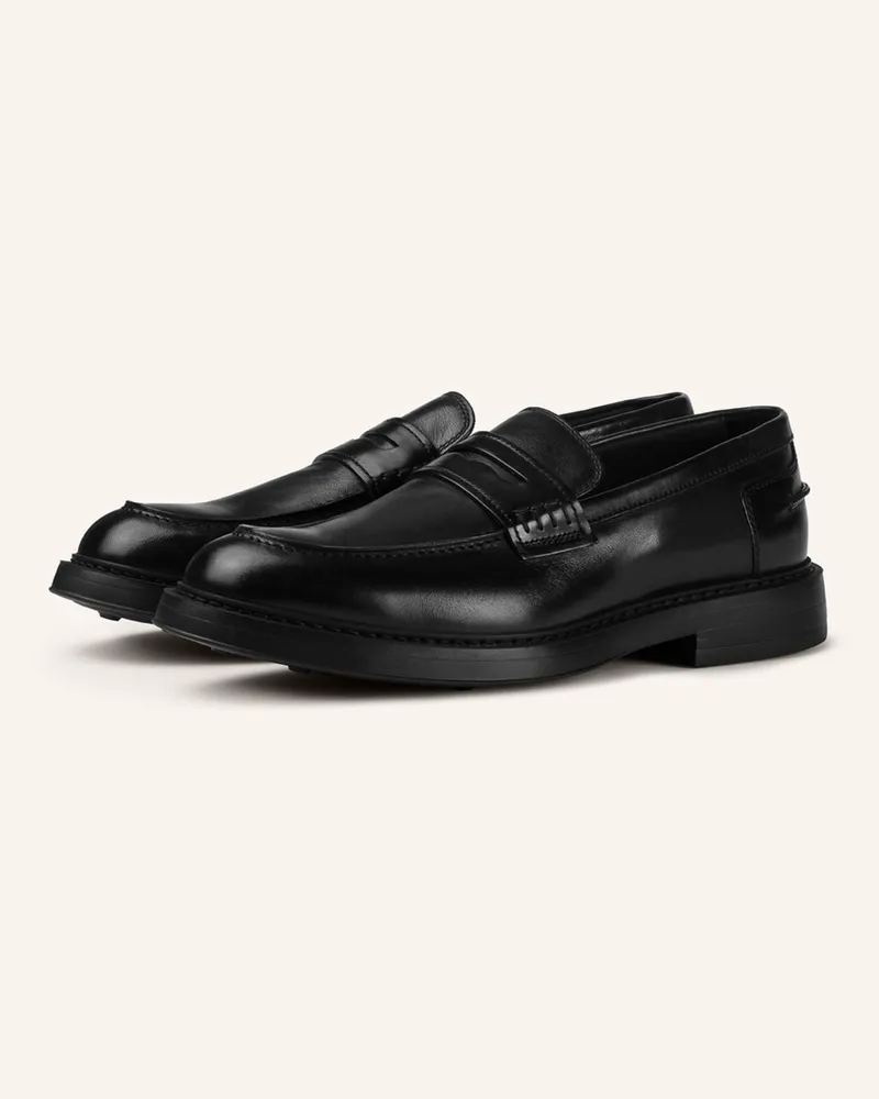 Doucal´s Mokassins Bruge Xl schwarz Schwarz