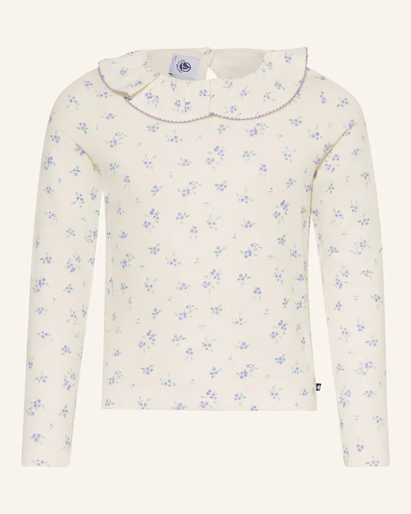 Petit Bateau Longsleeve weiss Weiss