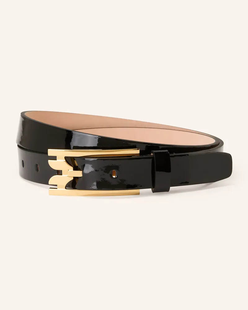 Victoria Beckham Ledergürtel Schwarz