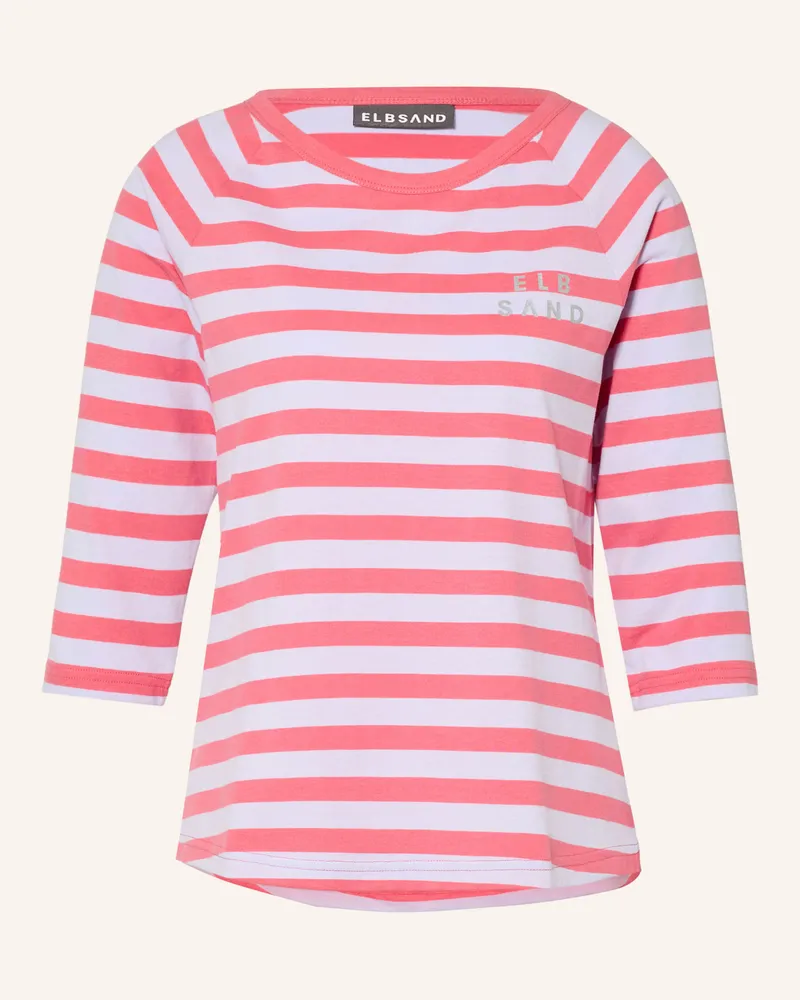 ELBSAND Shirt Celin Mit 3/4-Arm rosa Pink