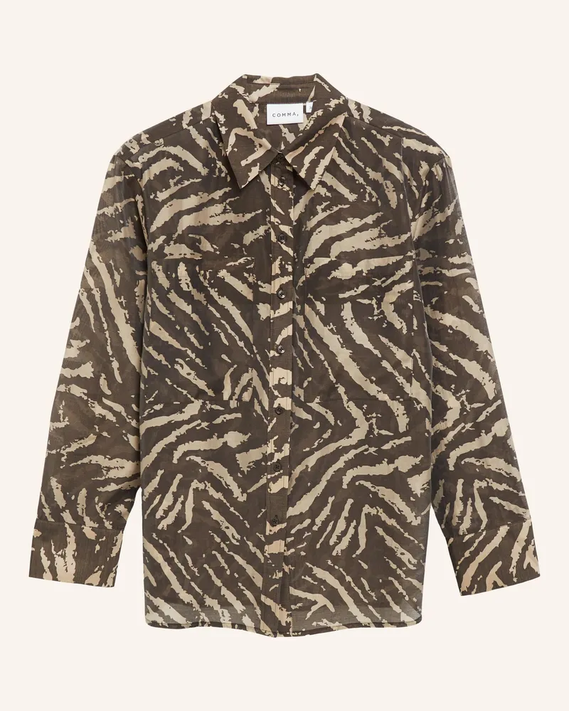 COMMA Bluse braun Braun