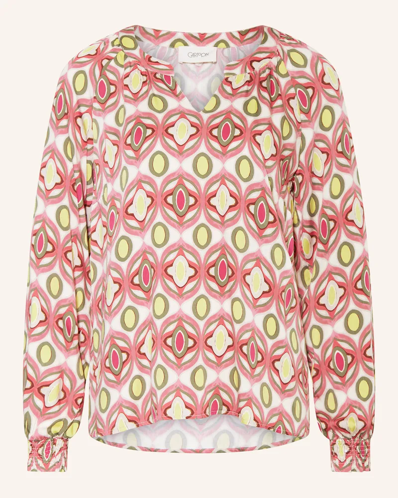 Cartoon Blusenshirt rosa Hellgrau