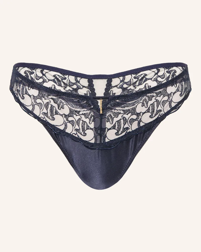 Aubade String Satin Memories Mit Cut-Out blau Dunkelblau