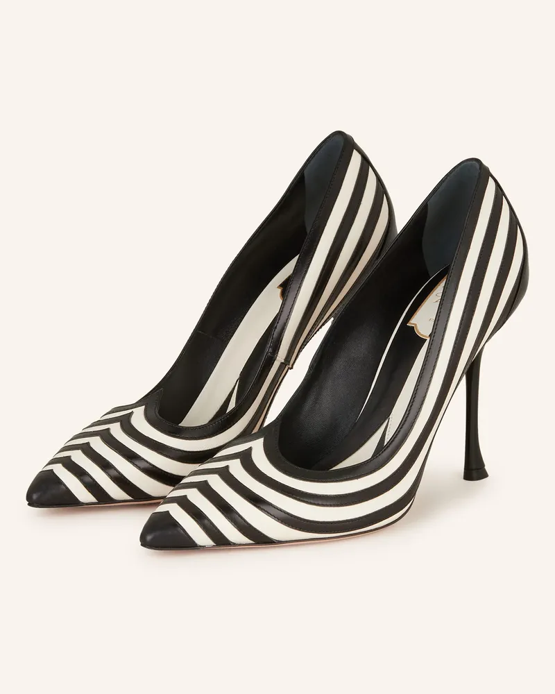 Roger Vivier Pumps Love 100 schwarz Schwarz