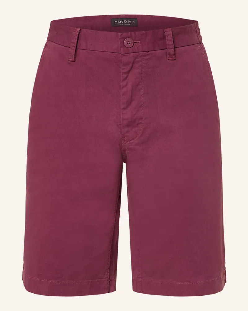 Marc O'Polo Chinoshorts Reso Regular Fit rot Dunkellila