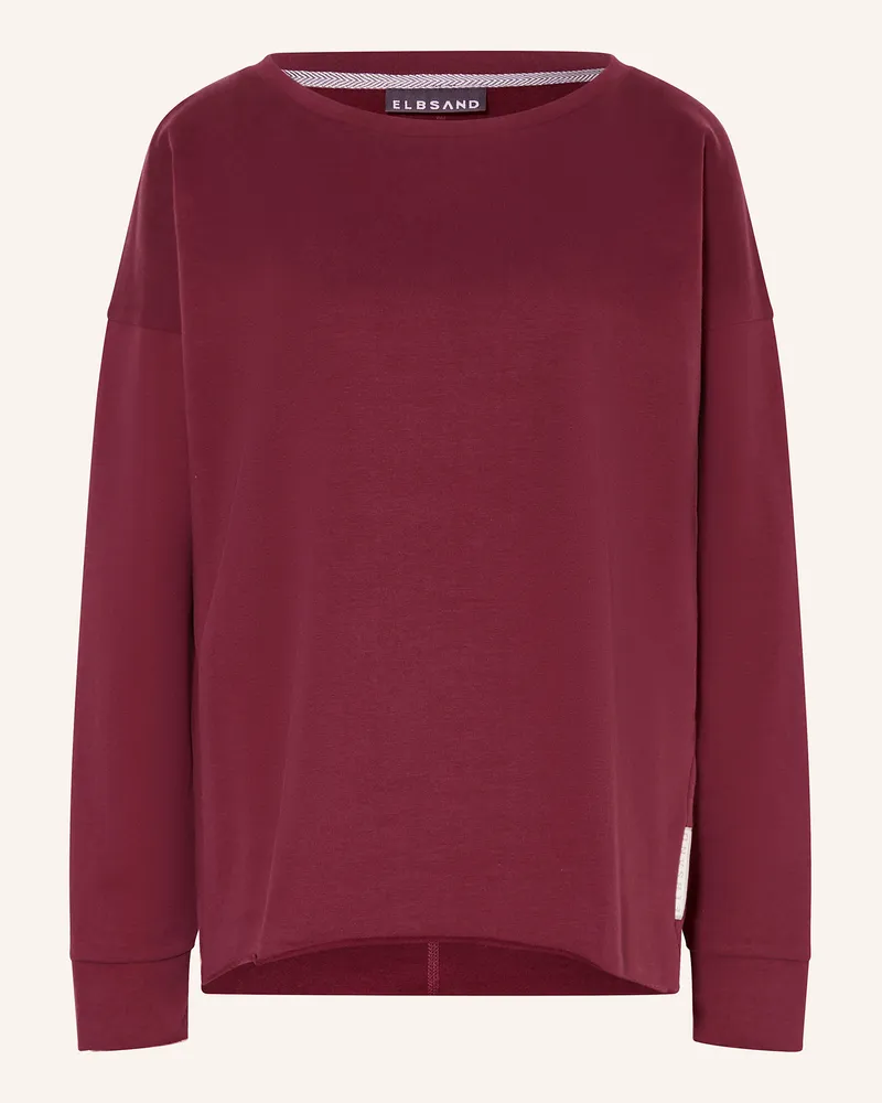 ELBSAND Sweatshirt RIANE Dunkelrot