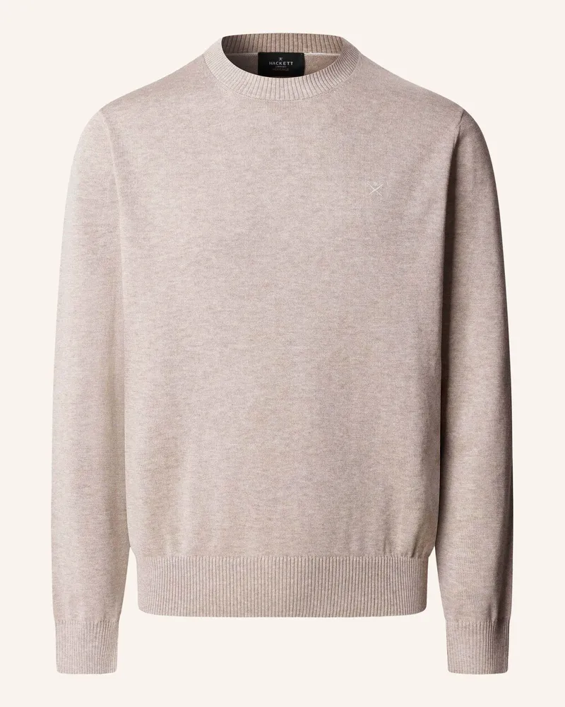 Hackett Pullover Ess Cotton Crew beige Beige