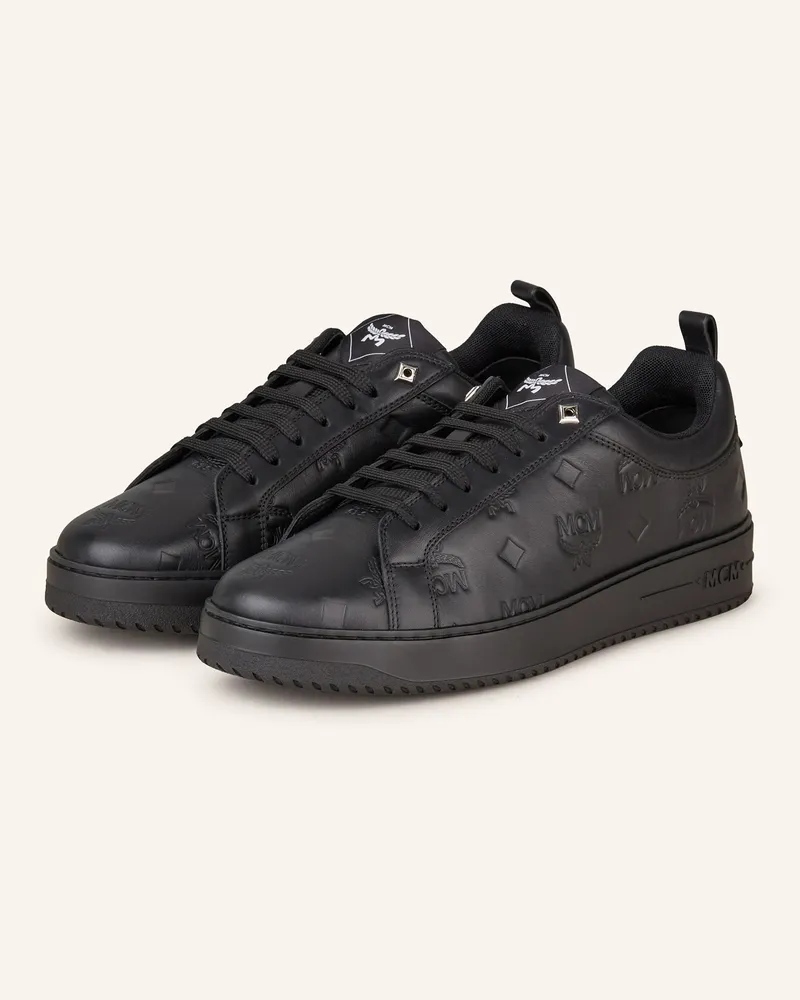 MCM Sneaker Neo Drby schwarz Black