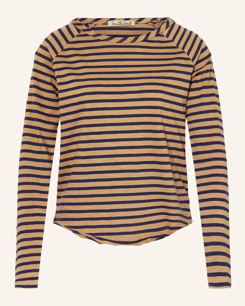 Smith & Soul Longsleeve Hellbraun