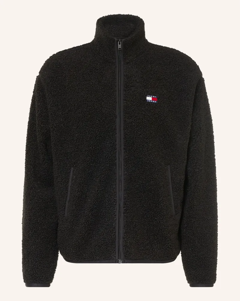 Tommy Hilfiger Teddyfell-Jacke schwarz Schwarz