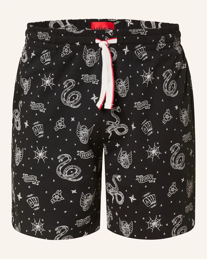 HUGO BOSS Schlafshorts Roy schwarz Schwarz