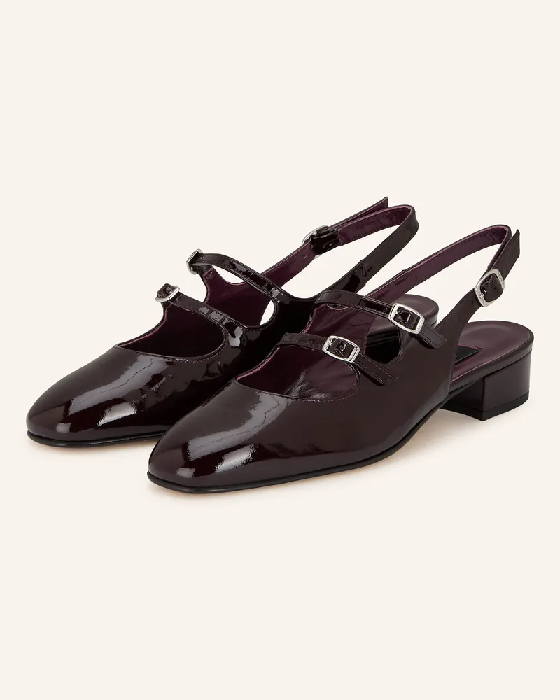 Carel Slingpumps PECHE Dunkelrot