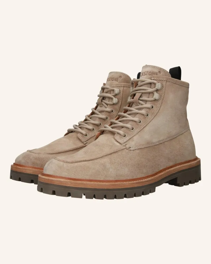 Blackstone Schnürboots Beige