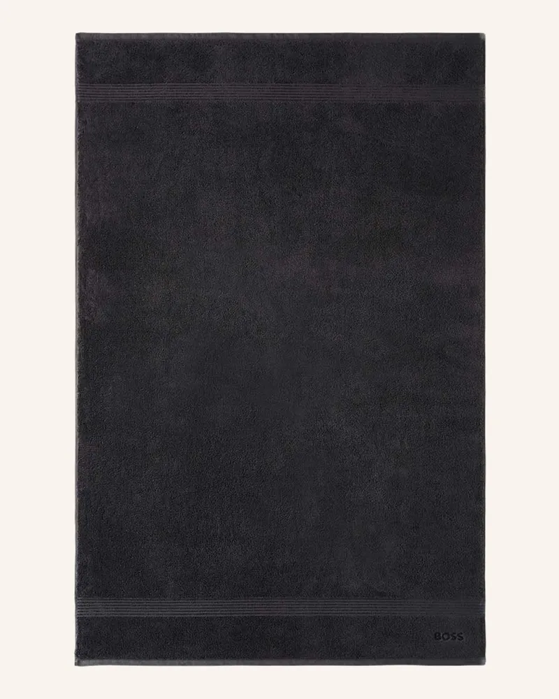HUGO BOSS Badetuch Loft schwarz Schwarz