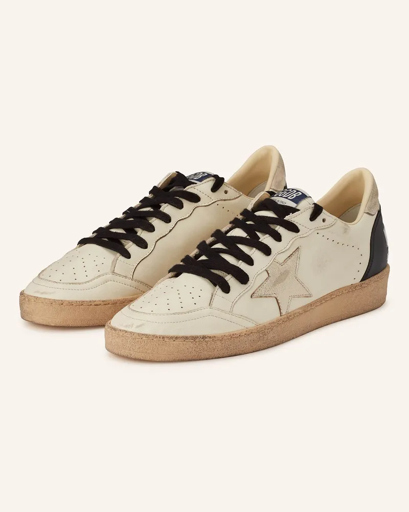 Golden Goose Sneaker Ball Star weiss Weiss
