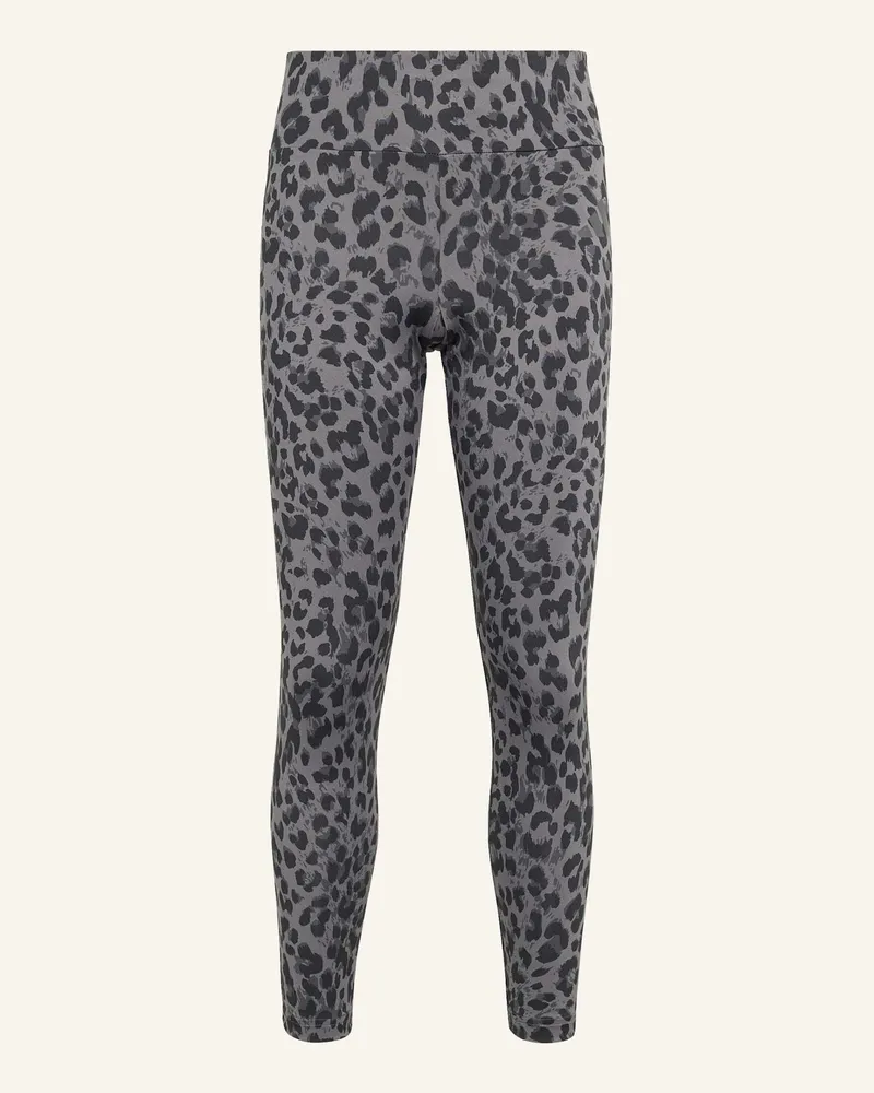 adidas Sportleggings Mit Animalprint grau Grau