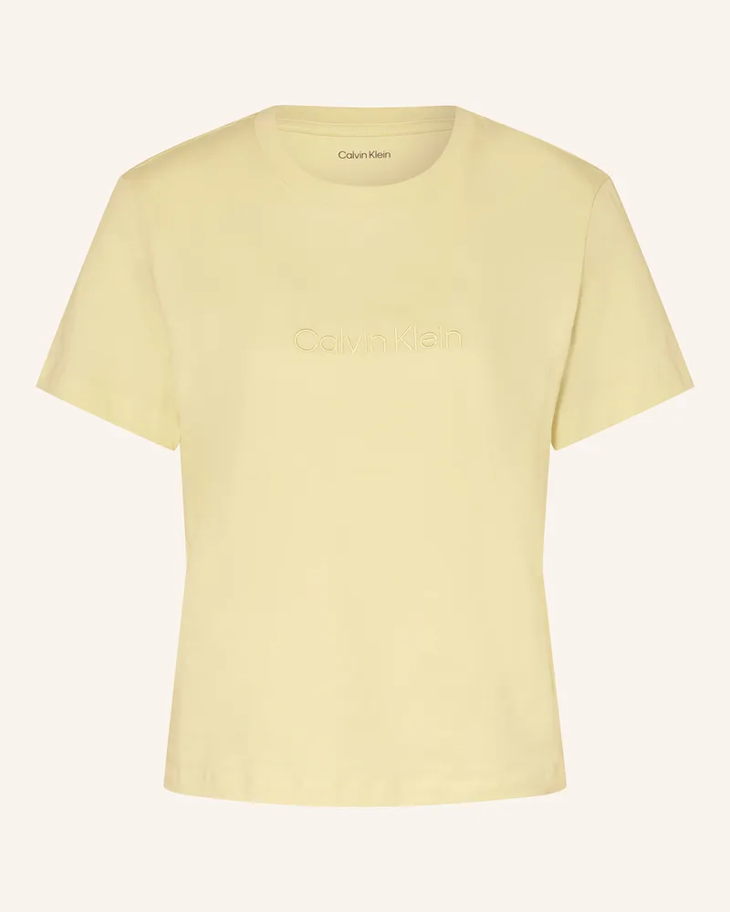 Calvin Klein Schlafshirt PURE COTTON Hellgelb