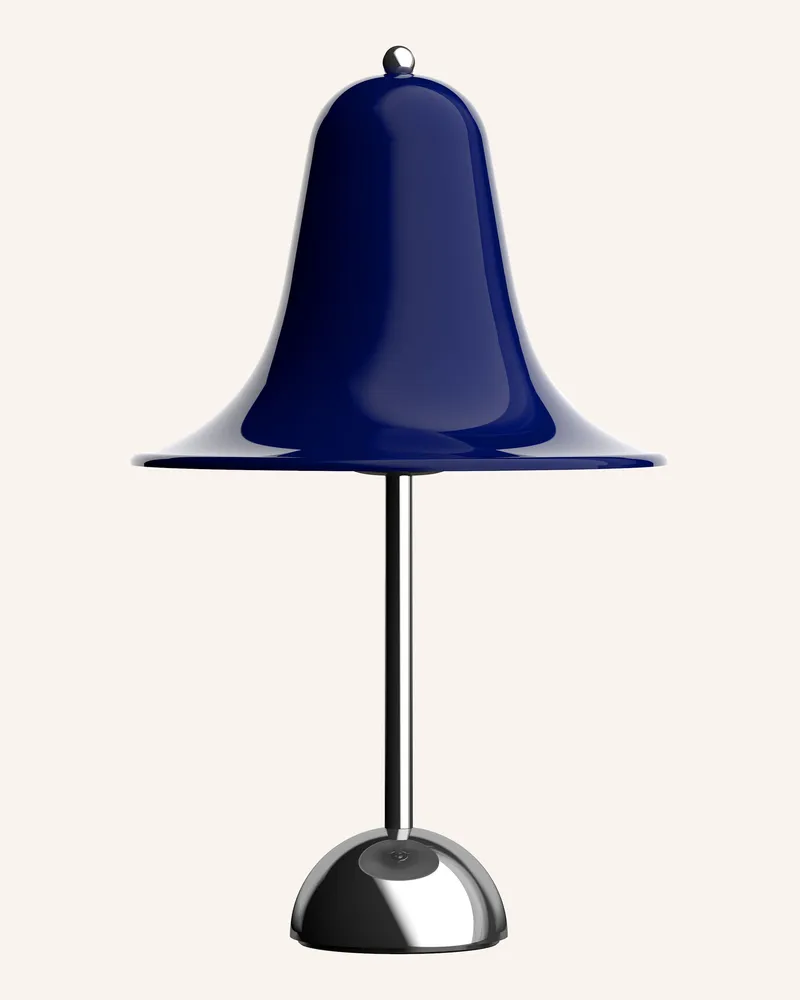 Verpan Tischleuchte Pantop Portable blau Dunkelblau