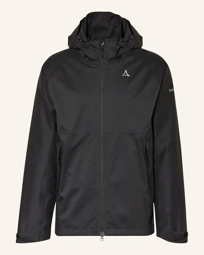 Schöffel Regenjacke Easy Xt schwarz Schwarz