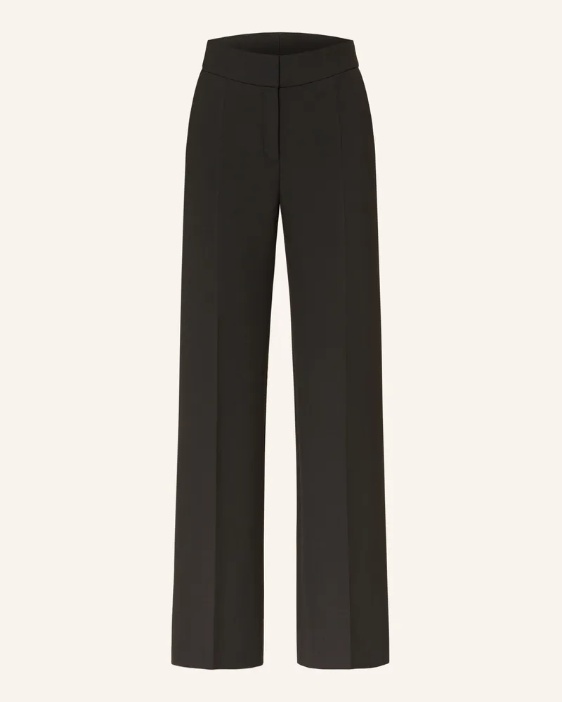 HUGO BOSS Marlenehose HASEMONI Schwarz