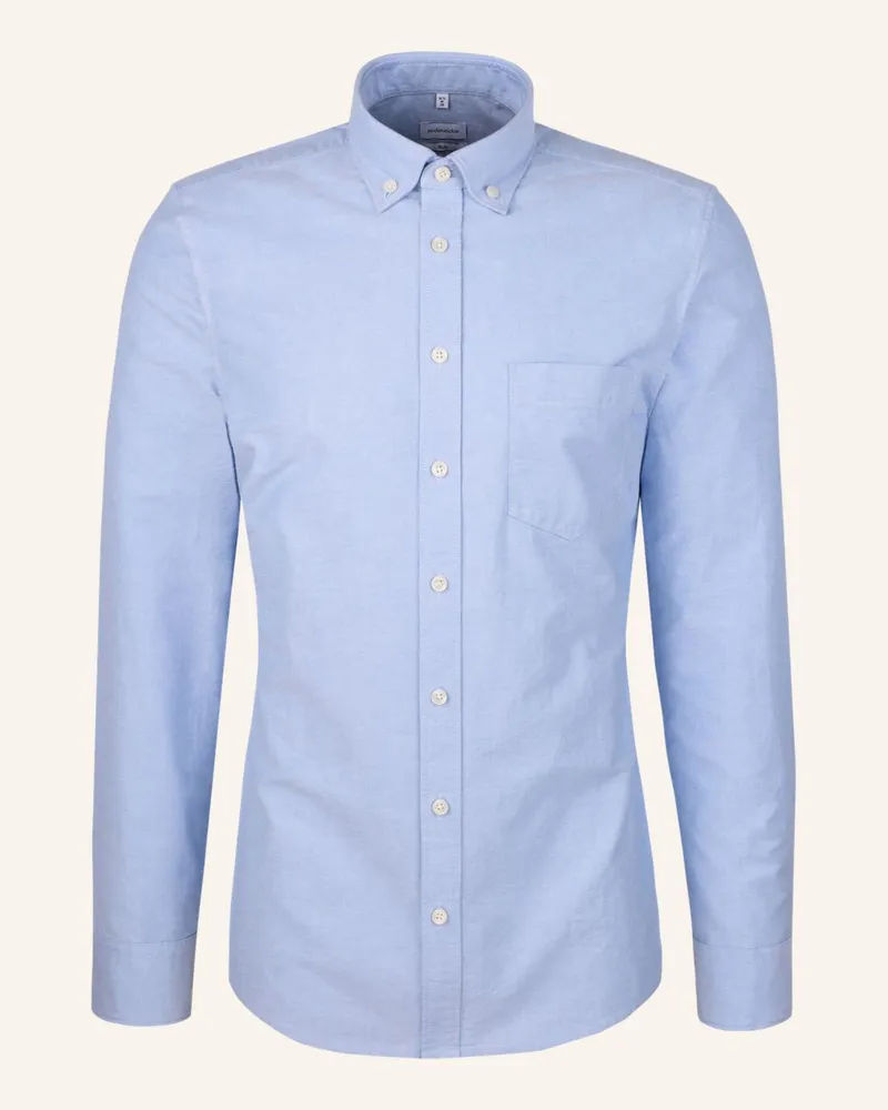 Seidensticker Casual Hemd Slim Fit Blau