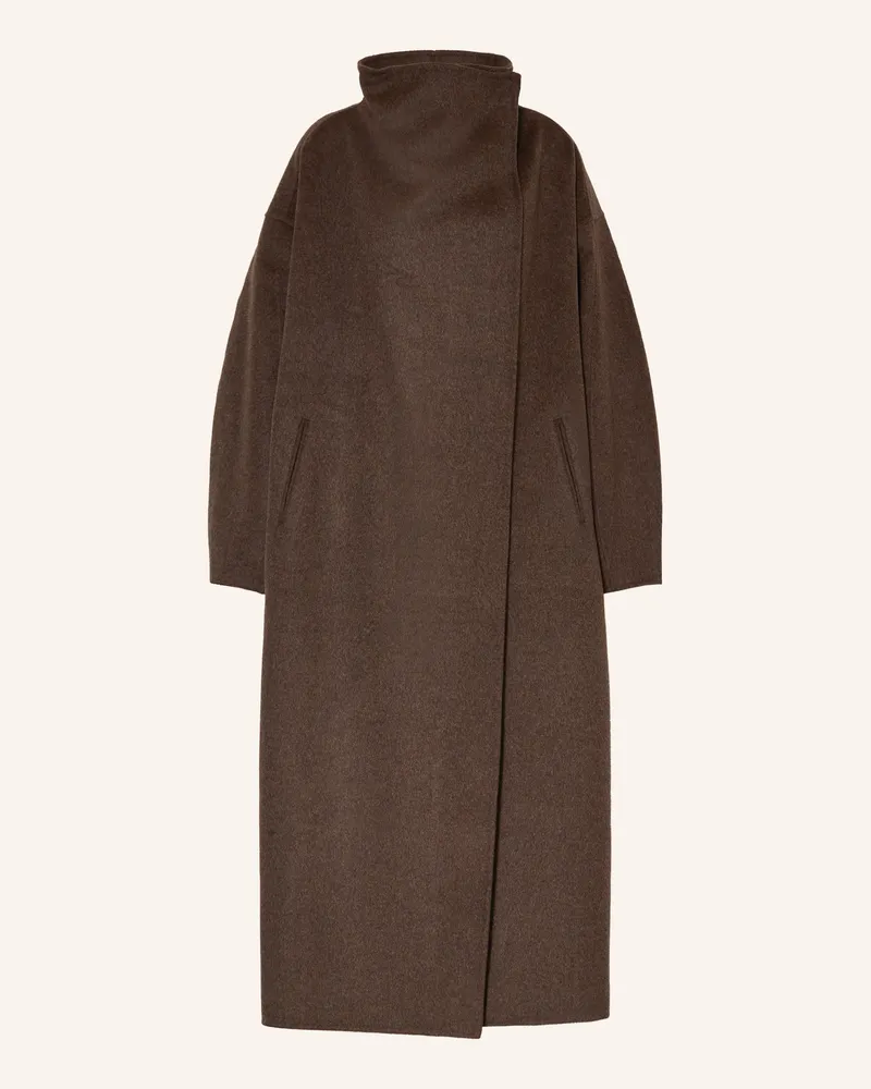 FRANKIE Shop Oversized-Wollmantel Leroy braun Dunkelbraun