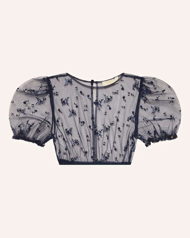 AlpenHERZ Dirndlbluse CORA Dunkelblau