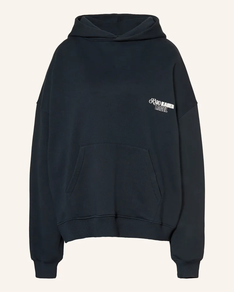 Karo Kauer Hoodie blau Dunkelblau