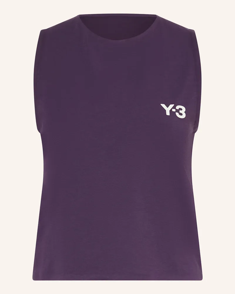 Y-3 Tanktop Match lila Lila