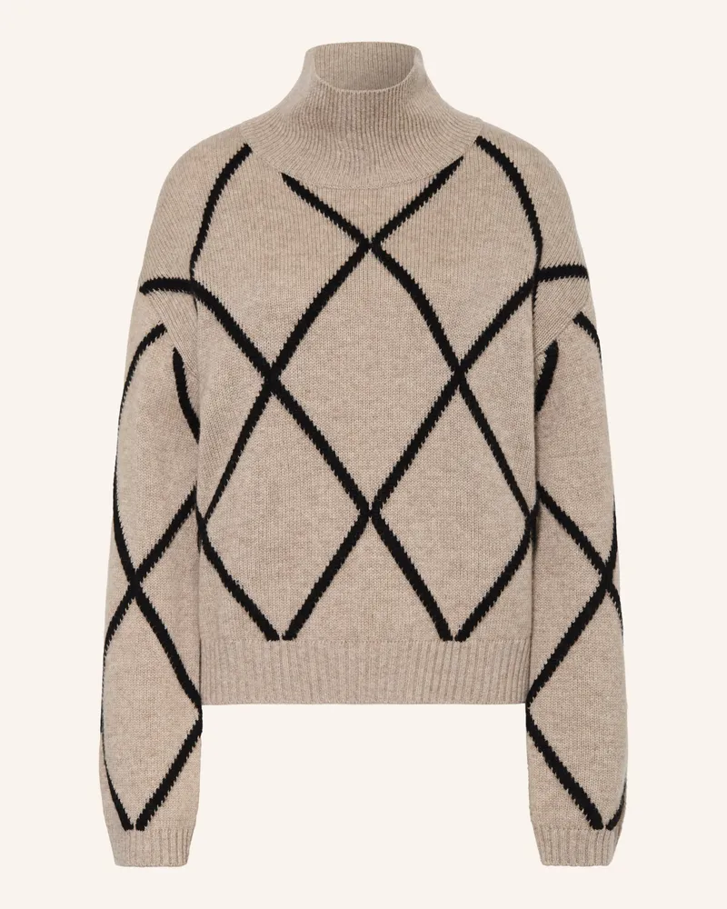 ALLUDE Pullover Mit Cashmere beige Taupe