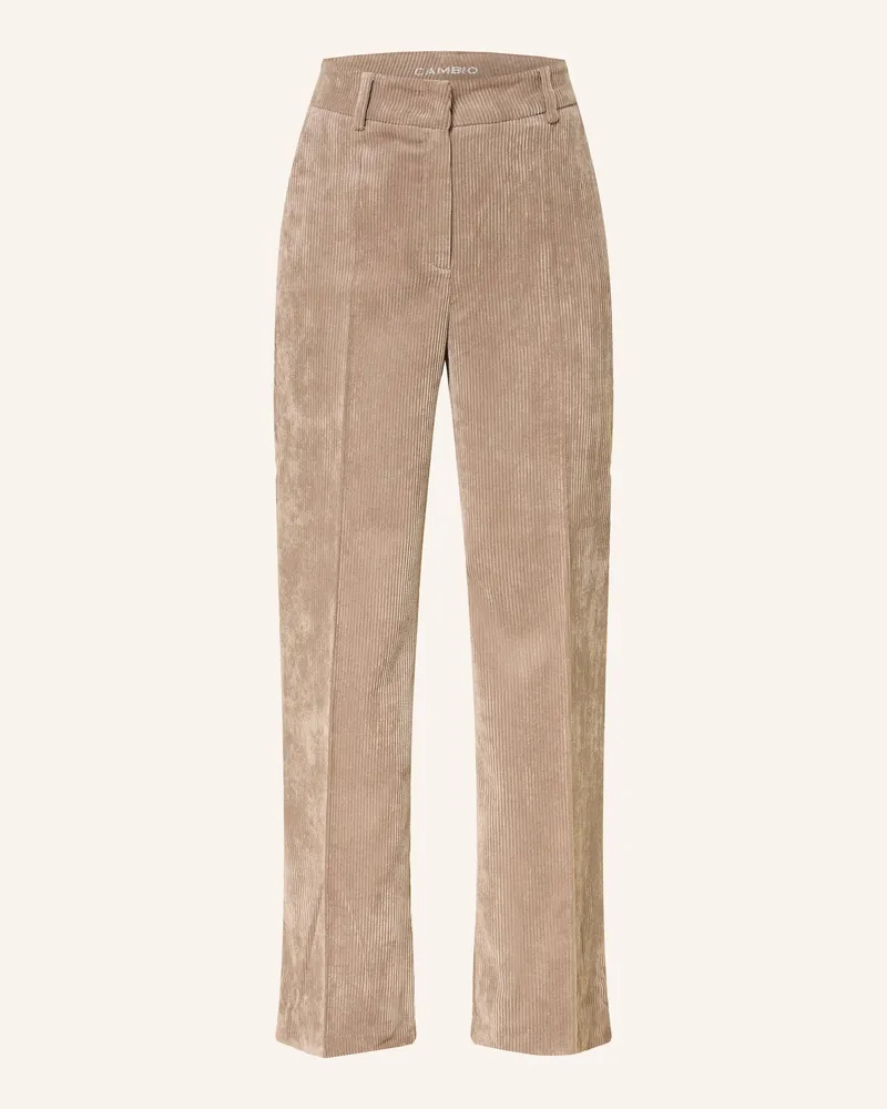 Cambio Marlenehose AMELIE aus Cord Beige