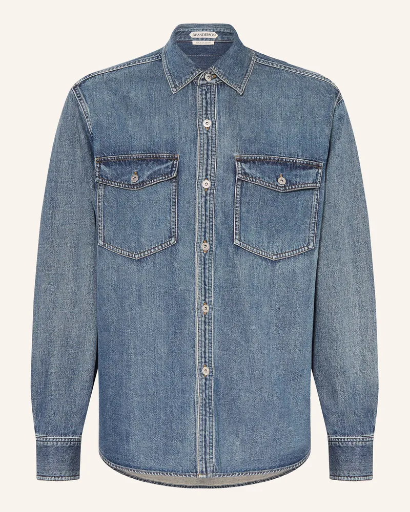 J.W.Anderson Jeanshemd Oversized Fit blau Blau