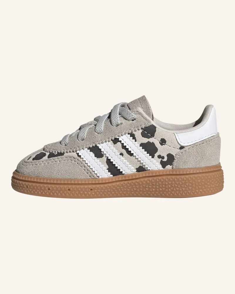 adidas Handball Spezial Schuh, Komfortverschluss, Elastische Schnürsenkel grau Grau