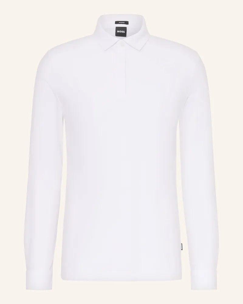 HUGO BOSS Jersey-Poloshirt PERSON Weiss