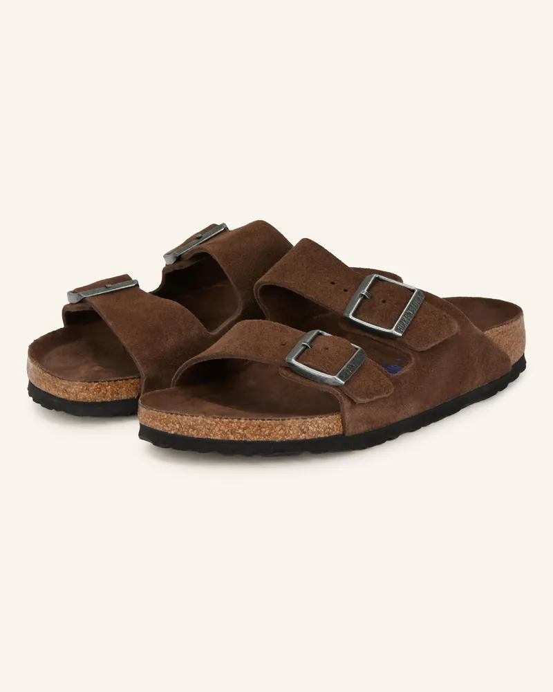 Birkenstock Pantoletten Arizona braun Dunkelbraun
