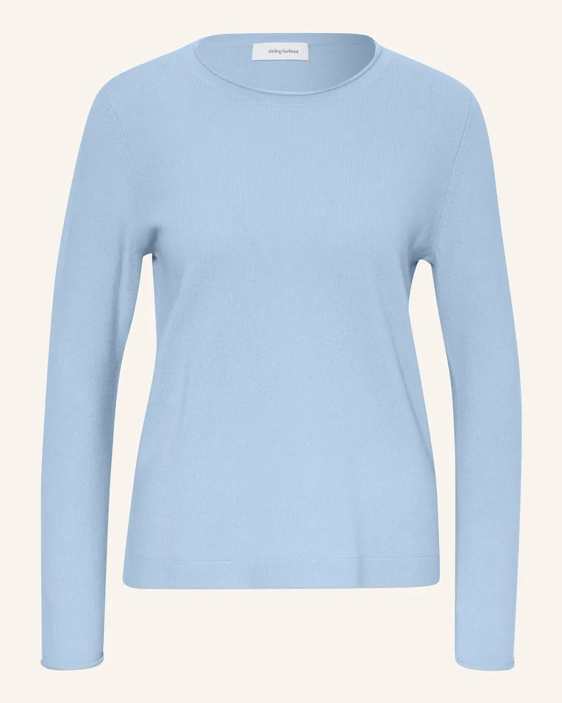 Darling Harbour Cashmere-Pullover Himmelblau