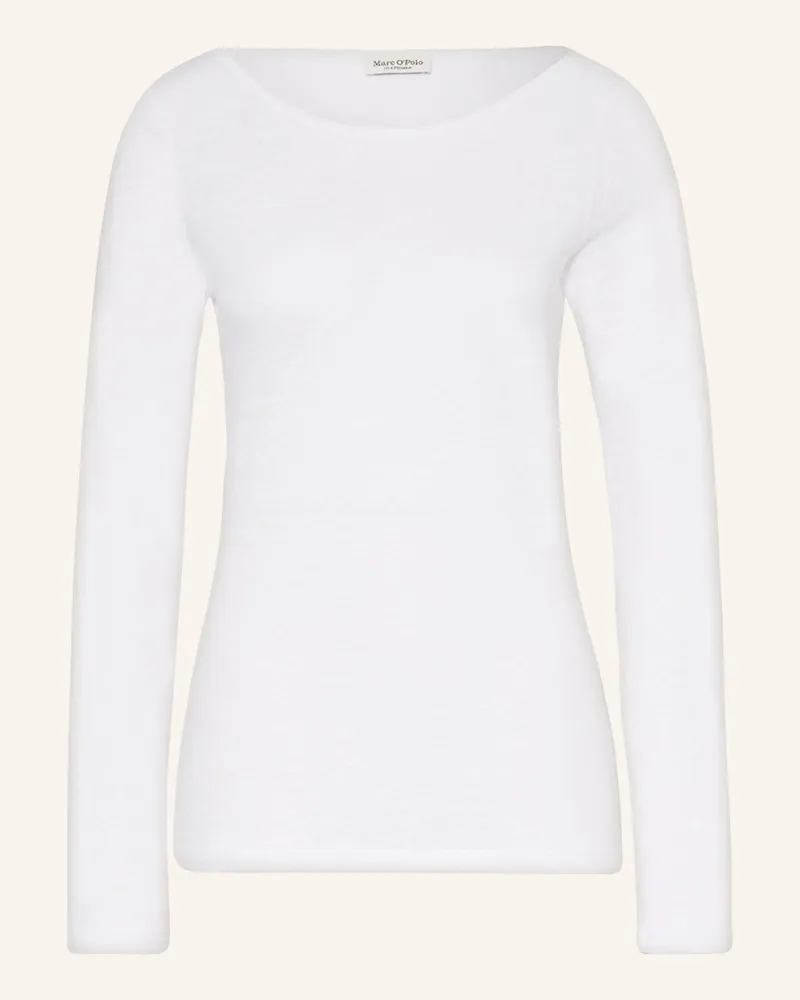 Marc O'Polo Longsleeve weiss Weiss