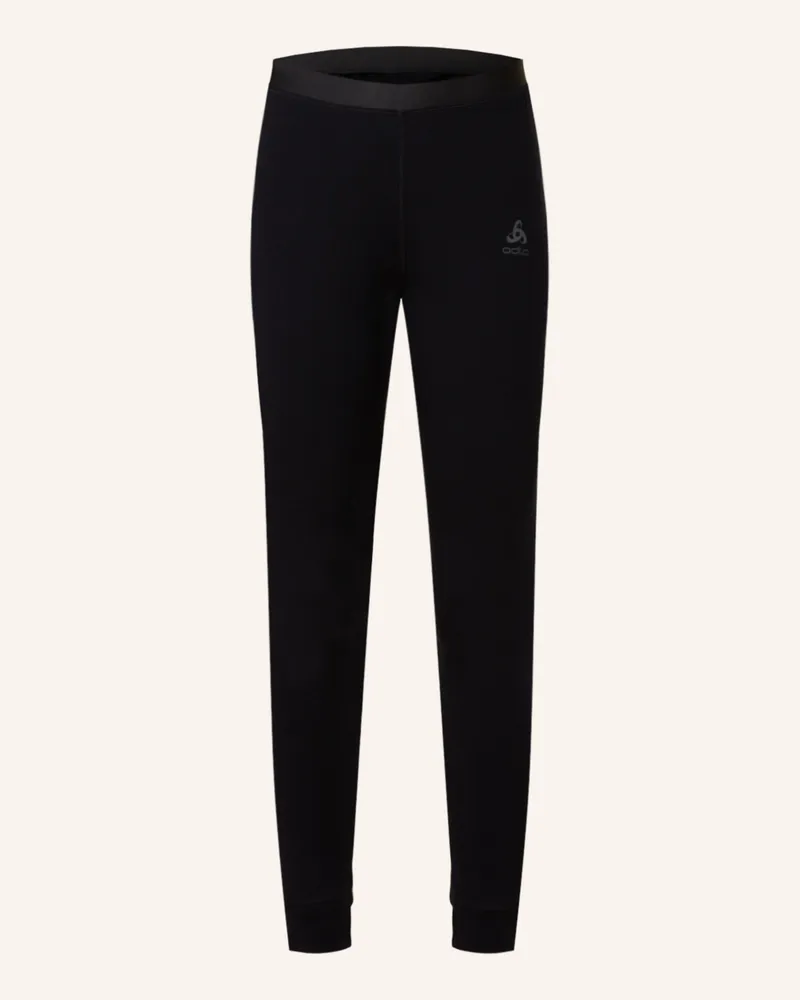 Odlo Funktionswäsche-Hose Natural Merino 260 Aus Merinowolle schwarz Schwarz