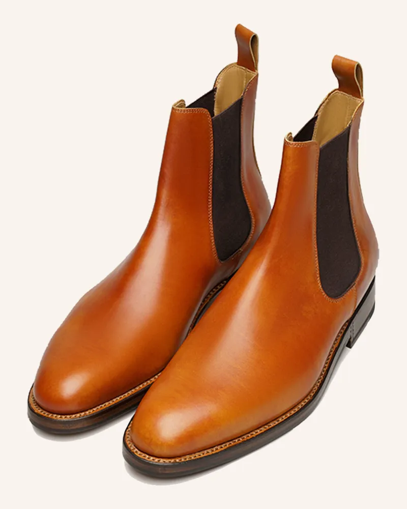 Heinrich Dinkelacker Boots Luzern Plain Tc braun Cognac