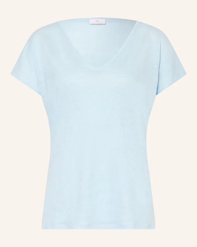 Riani T-Shirt Aus Leinen blau Hellblau