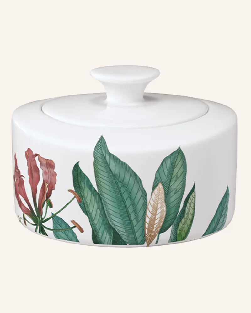 Villeroy & Boch Zuckerdose 6 Pers. Avarua weiss Gelb