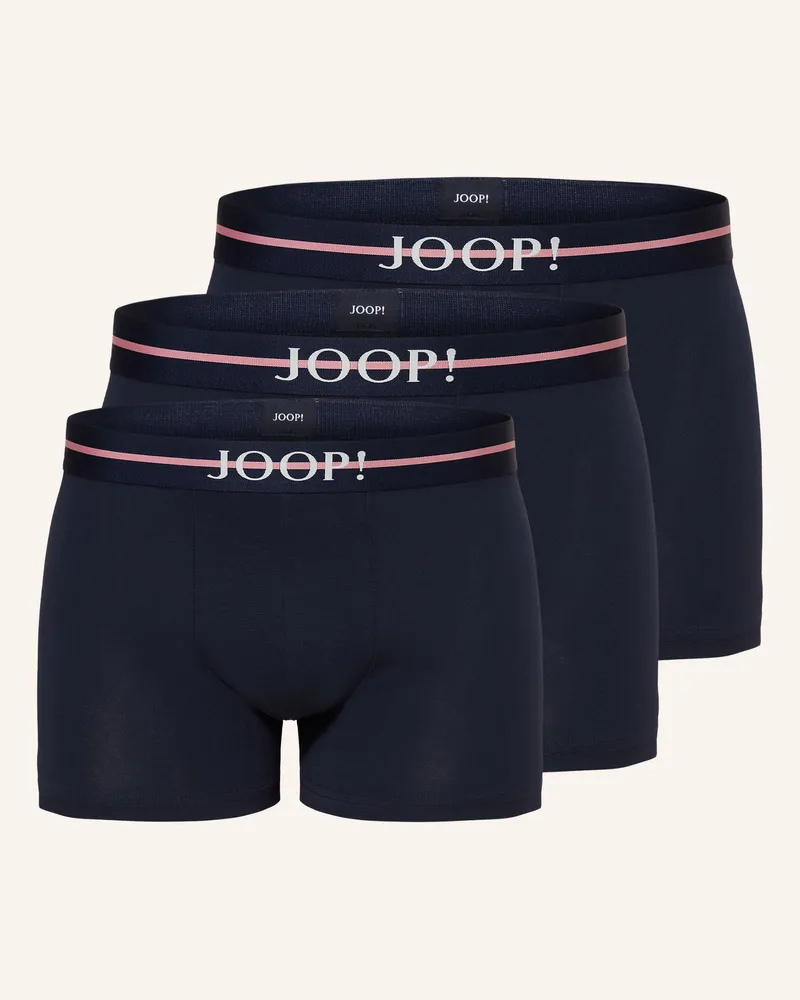 JOOP! 3er-Pack Boxershorts blau Dunkelblau