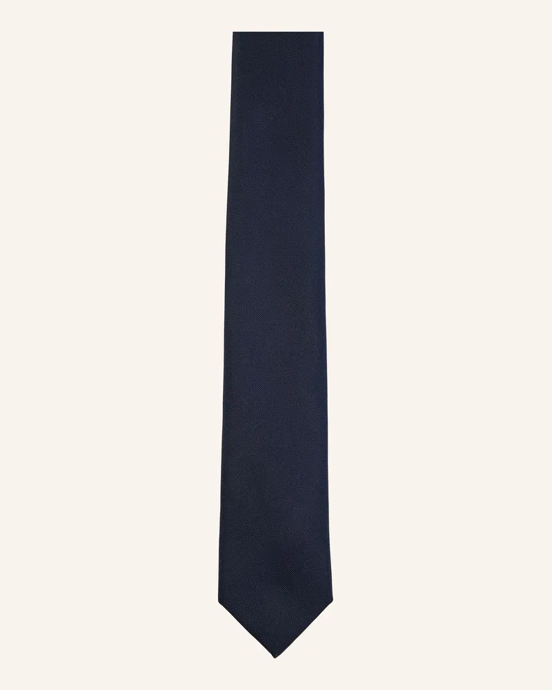 Strellson Seiden-Krawatte blau Dunkelblau