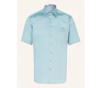 Eterna Kurzarm-Hemd Modern Fit Blau