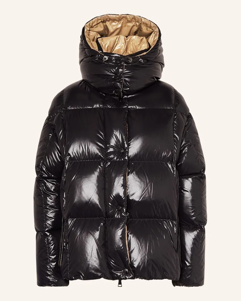 Moncler Daunenjacke PARANA mit abnehmbarer Kapuze Schwarz