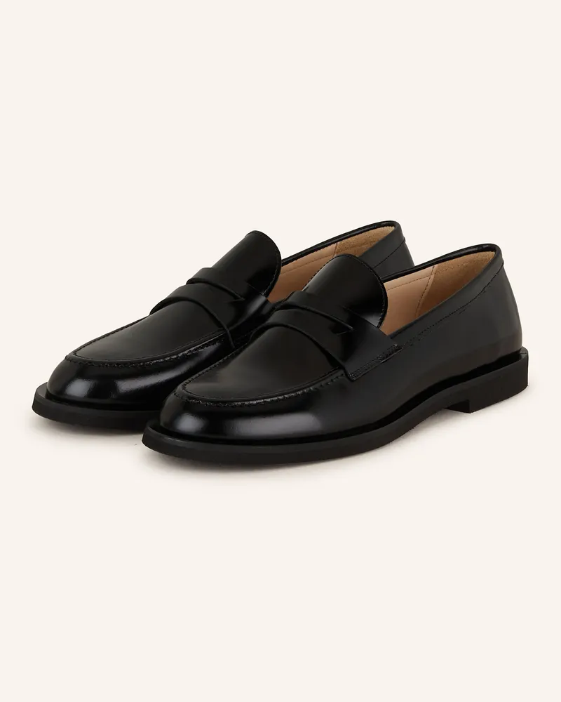 Mrs & HUGS Penny-Loafer Schwarz