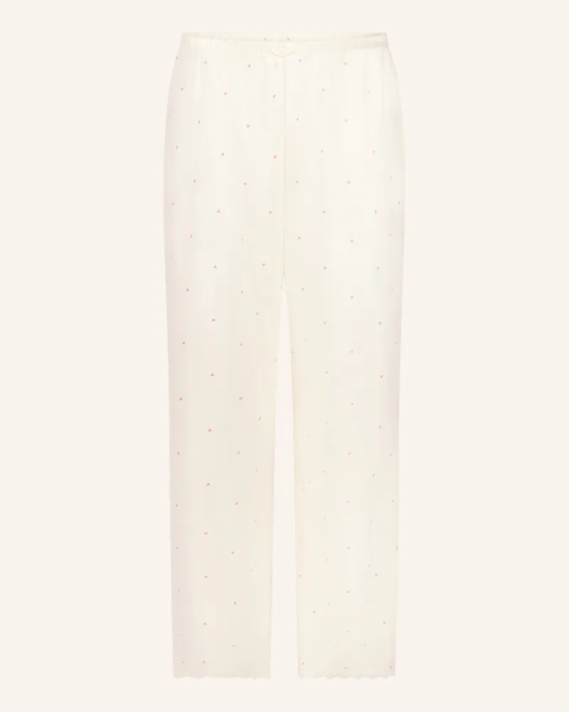 Hunkemöller Sclafhose Pointelle weiss Weiss