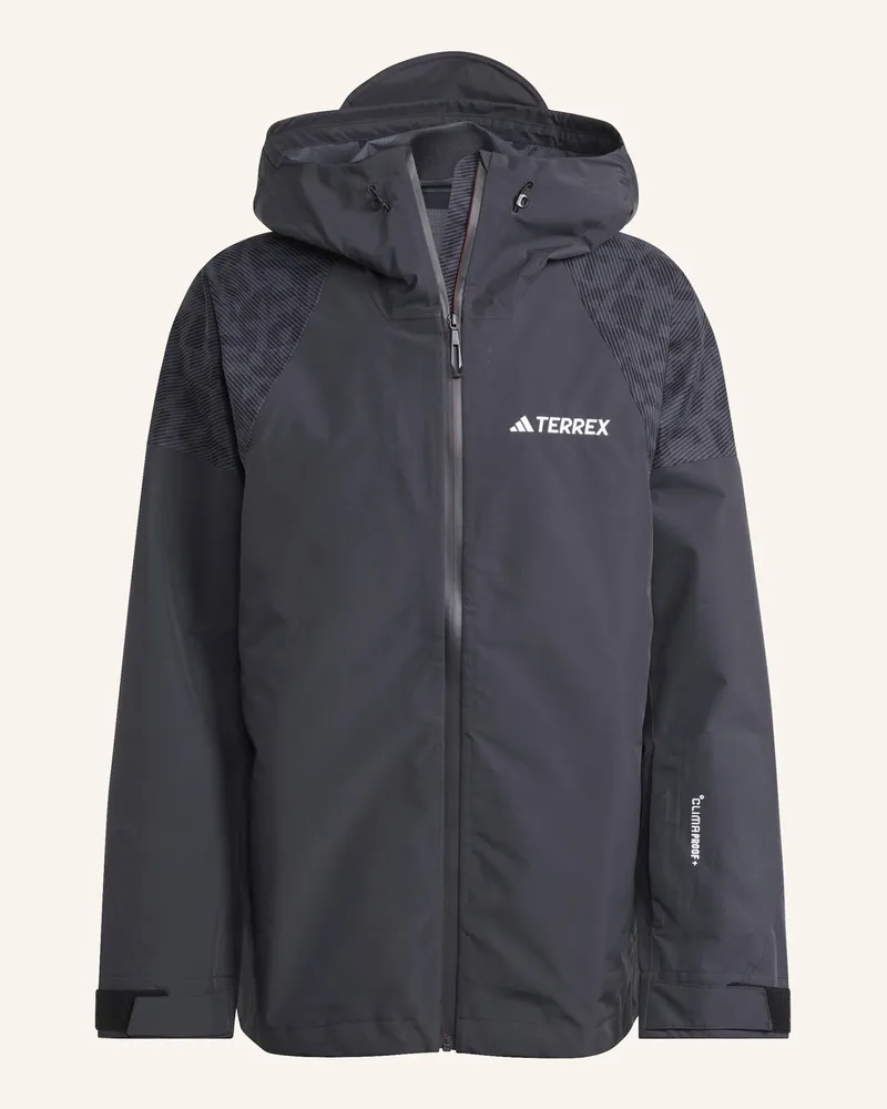 adidas TERREX XPERIOR HYBRID PRIMEKNIT CLIMAPROOF+ JACKE Schwarz